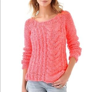 Free people hot pink sweater
